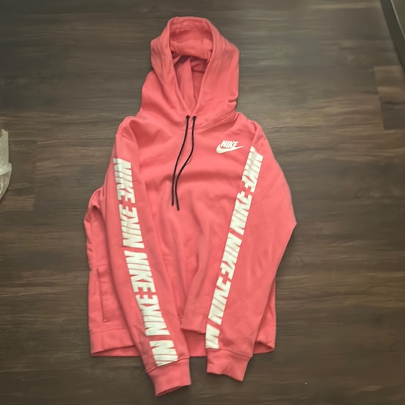 Nike Hooded Sweatshirt - Size Small, Pink - Picture 1 of 4